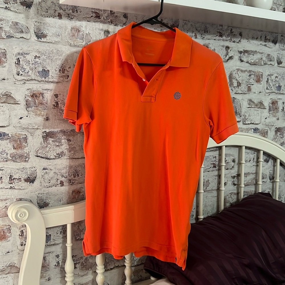 Orange Nike polo